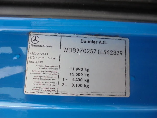 Leasa Mercedes-Benz Atego 1218 Mercedes-Benz Atego 1218: bild 15