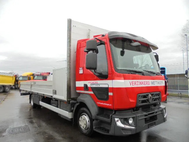 Renault Midlum 240 D12 - Flakbil, Kranbil: bild 3 Renault Midlum 240 D12 - Flakbil, Kranbil: bild 3