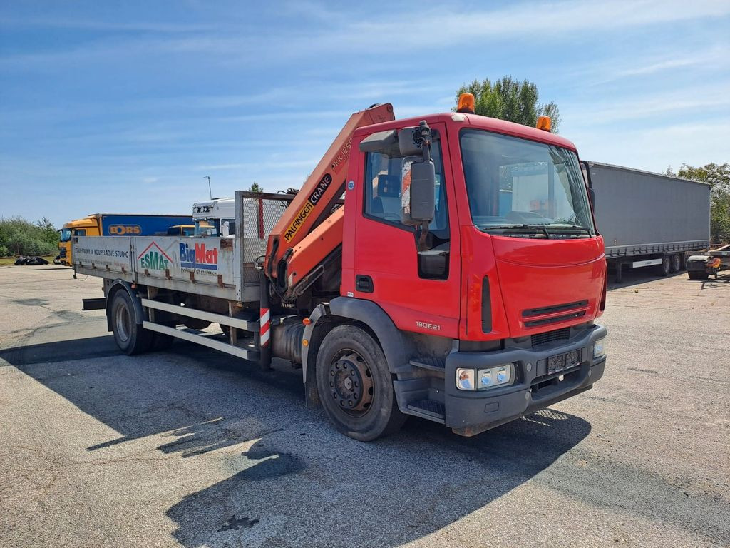Iveco EuroCargo ML 180E21 Kran PKK12500 - Flakbil, Kranbil: bild 2 Iveco EuroCargo ML 180E21 Kran PKK12500 - Flakbil, Kranbil: bild 2