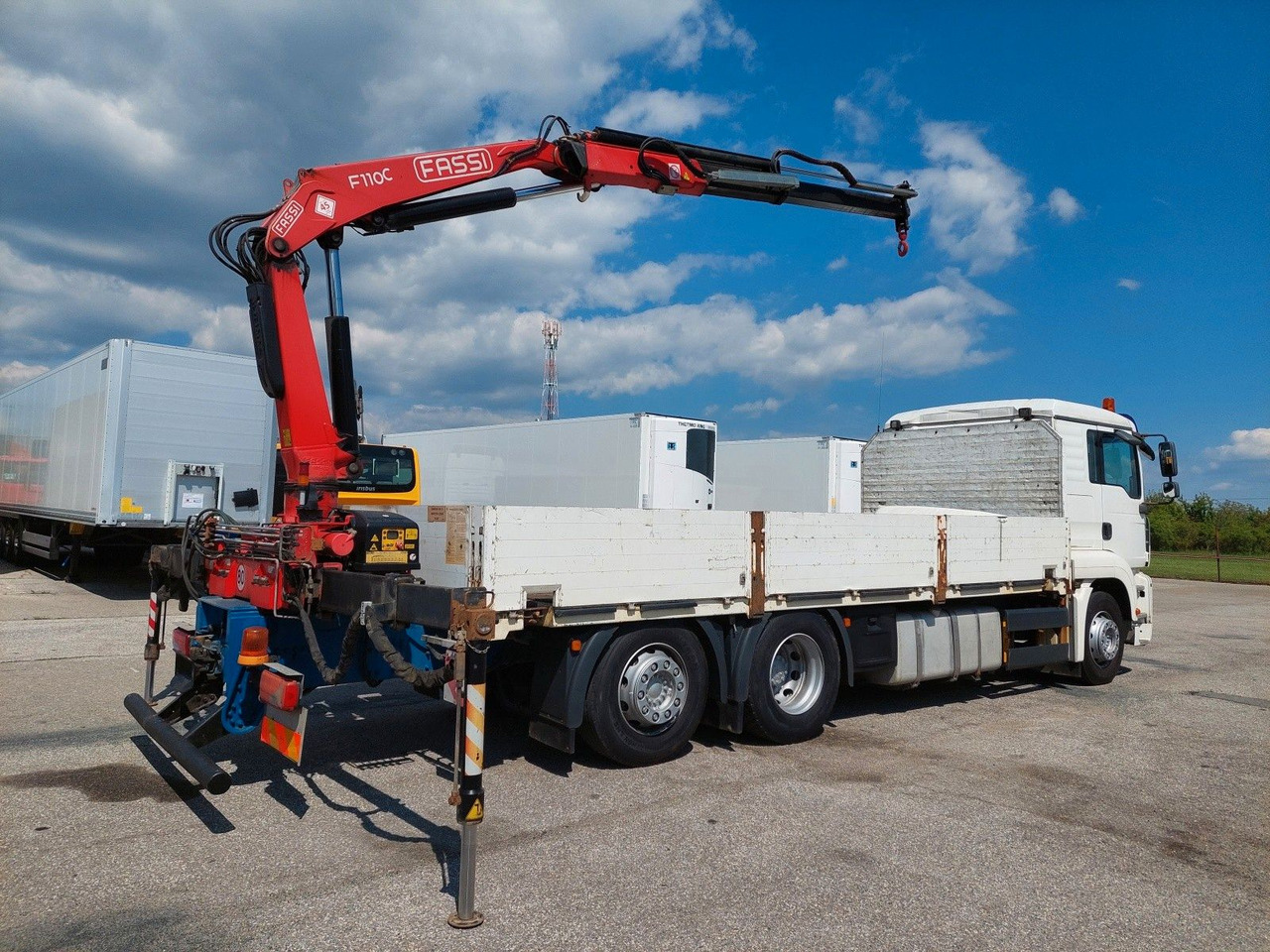 MAN GA 26.320 6X2-2 BL + Kran Fassi F110AC22 - Flakbil, Kranbil: bild 4 MAN GA 26.320 6X2-2 BL + Kran Fassi F110AC22 - Flakbil, Kranbil: bild 4