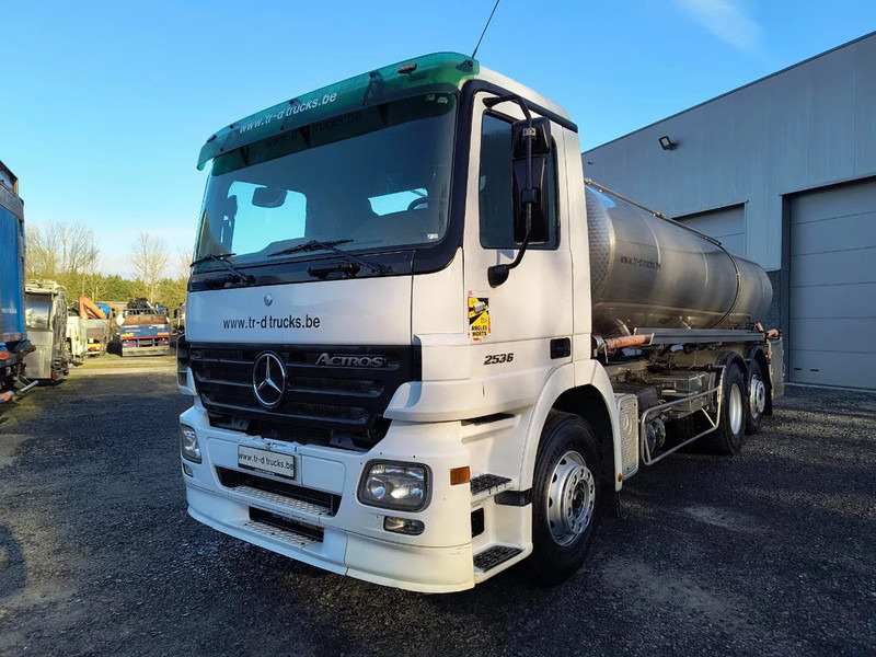 Mercedes-Benz Actros 2536 15500L INSULATED INOX TANK - 1 COMP - Tankbil: bild 1 Mercedes-Benz Actros 2536 15500L INSULATED INOX TANK - 1 COMP - Tankbil: bild 1