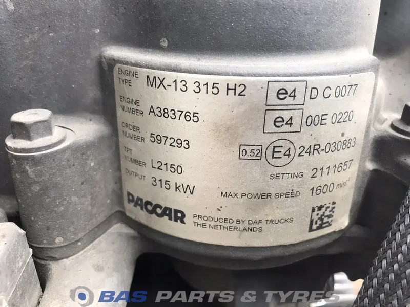DAF CF Euro 6 Motor DAF MX13 315 H2 2148415 - Motor för Lastbil: bild 5 DAF CF Euro 6 Motor DAF MX13 315 H2 2148415 - Motor för Lastbil: bild 5