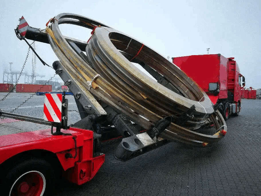 Faymonville STBZ 3 - Flangetrailer - Låg lastare semitrailer: bild 4 Faymonville STBZ 3 - Flangetrailer - Låg lastare semitrailer: bild 4