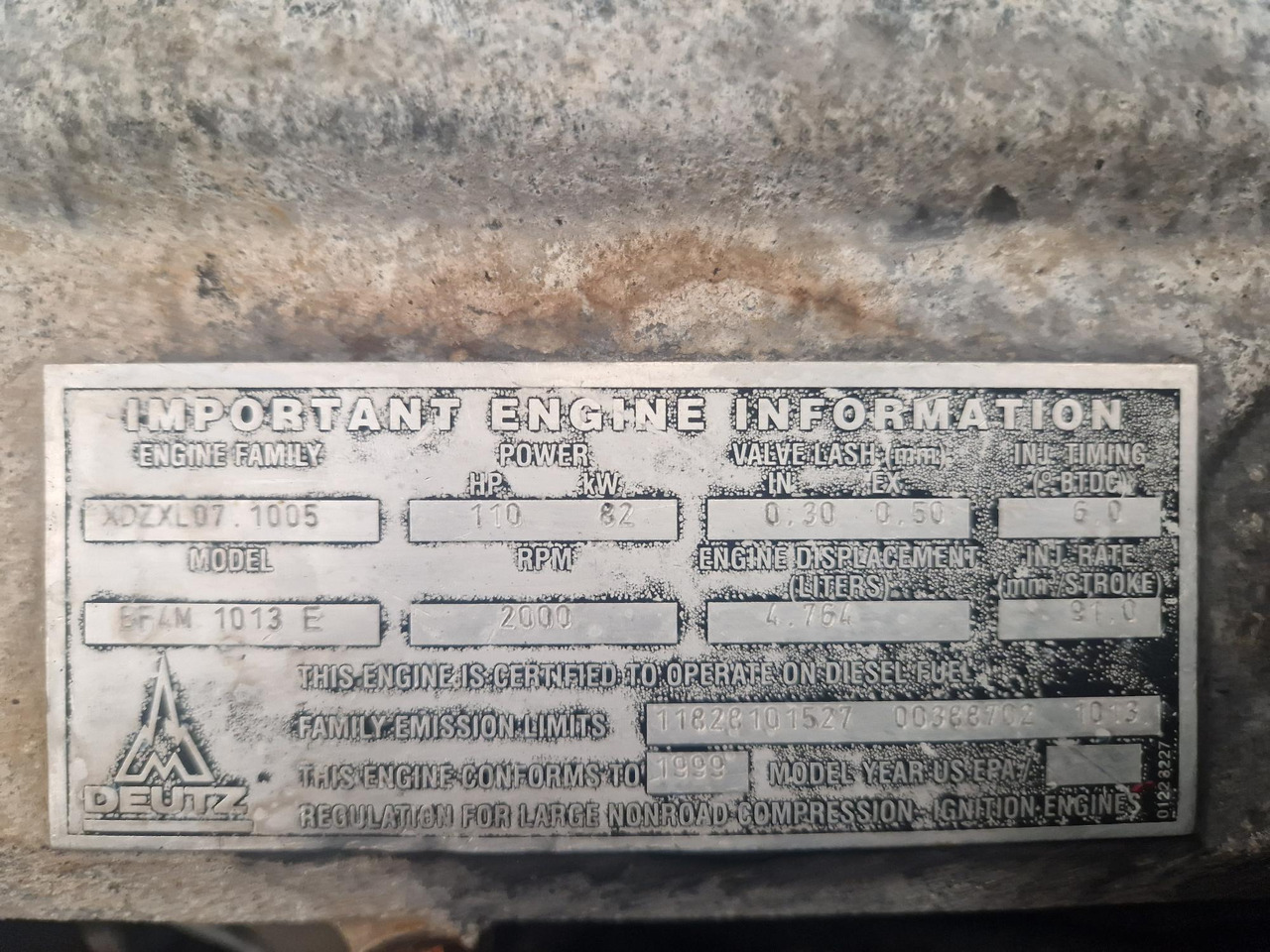 MOTOR DEUTZ BF4M1013E - Motor för Byggmaskiner: bild 4 MOTOR DEUTZ BF4M1013E - Motor för Byggmaskiner: bild 4