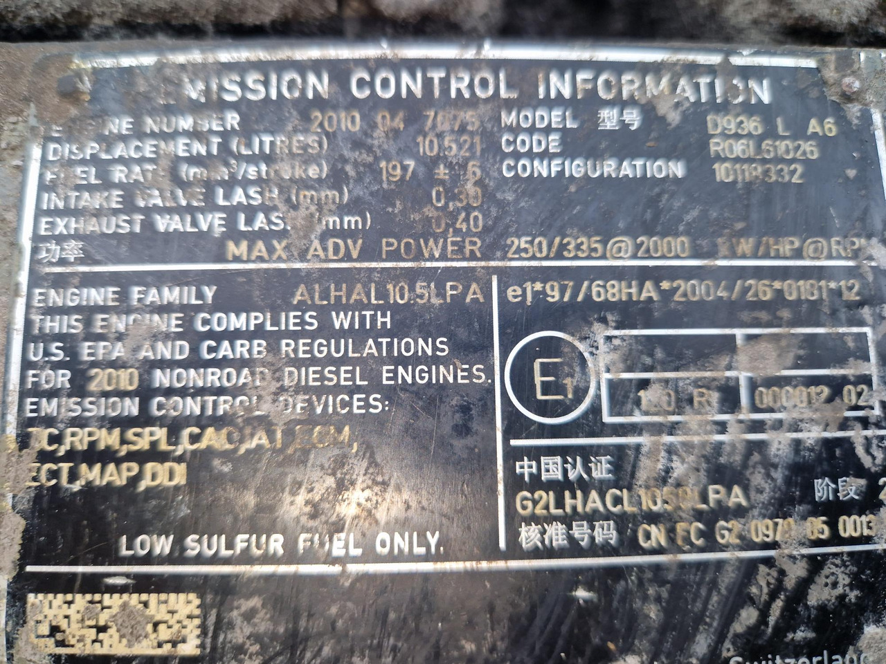 MOTOR LIEBHERR D936L A6 - Motor för Byggmaskiner: bild 3 MOTOR LIEBHERR D936L A6 - Motor för Byggmaskiner: bild 3