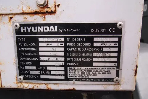 Elgenerator Agregat prądotwórczy Hiunday maszt oświetleniowy: bild 9 Elgenerator Agregat prądotwórczy Hiunday maszt oświetleniowy: bild 9