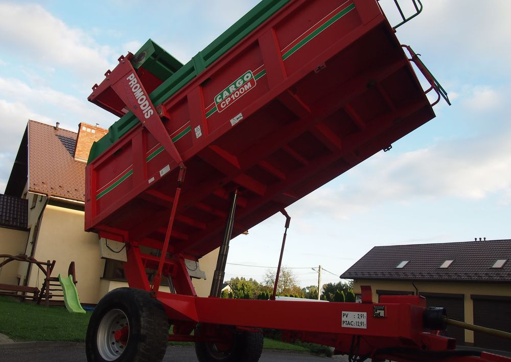 Tippvagn för lantbruk Przyczepa Cargo CP100M 2000 Przyczepa rolnicze wywrotka CARGO: bild 7