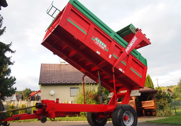 Tippvagn för lantbruk Przyczepa Cargo CP100M 2000 Przyczepa rolnicze wywrotka CARGO: bild 18