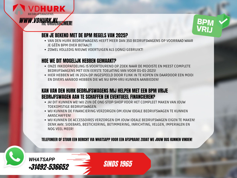 Minibuss, Persontransport Mercedes-Benz Sprinter 313 2.2 CDI L2H2 €9922 Incl. BTW BPM VRIJ! EXPORT Combi/ 9 Persoons/ Kombi/ 9P/ Airco/ Rolstoellift: bild 8 Minibuss, Persontransport Mercedes-Benz Sprinter 313 2.2 CDI L2H2 €9922 Incl. BTW BPM VRIJ! EXPORT Combi/ 9 Persoons/ Kombi/ 9P/ Airco/ Rolstoellift: bild 8