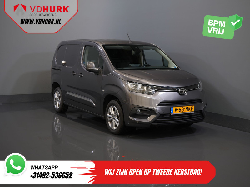 Toyota PROACE CITY 1.2 Turbo 130 pk Aut. BENZINE 3Pers./ Stoelverw./ Climate/ Keyless/ Carplay/ Cruise/ PDC/ Trekhaak - Små skåpbil: bild 1 Toyota PROACE CITY 1.2 Turbo 130 pk Aut. BENZINE 3Pers./ Stoelverw./ Climate/ Keyless/ Carplay/ Cruise/ PDC/ Trekhaak - Små skåpbil: bild 1