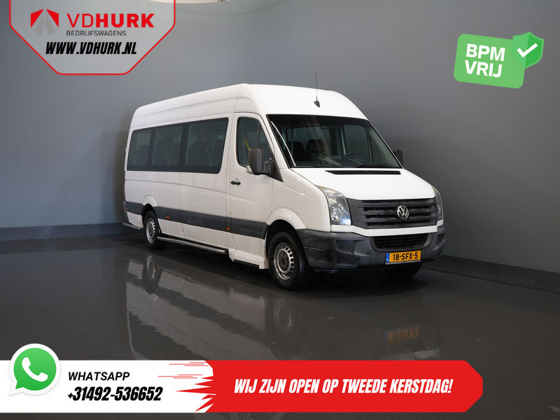 Volkswagen Crafter 35 2.0 TDI L3H2 EXPORT ONLY! €9.559 incl BTW/BPM Rolstoellift/ 9 Pers/ 9P/ Sidebars/ Rearbar/ Airco - Minibuss, Persontransport: bild 1 Volkswagen Crafter 35 2.0 TDI L3H2 EXPORT ONLY! €9.559 incl BTW/BPM Rolstoellift/ 9 Pers/ 9P/ Sidebars/ Rearbar/ Airco - Minibuss, Persontransport: bild 1