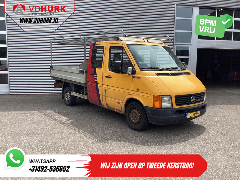Volkswagen Lt 35 2.8 TDI 130 pk L3 DC Dubbel Cabine EXPORT ONLY Open laadbak 2.8t Trekverm./ 6 persoons/ Imperiaal/ Trekhaak/ 210x194x40 - Transportbil med flak, Dubbelhytt transportbil: bild 1 Volkswagen Lt 35 2.8 TDI 130 pk L3 DC Dubbel Cabine EXPORT ONLY Open laadbak 2.8t Trekverm./ 6 persoons/ Imperiaal/ Trekhaak/ 210x194x40 - Transportbil med flak, Dubbelhytt transportbil: bild 1
