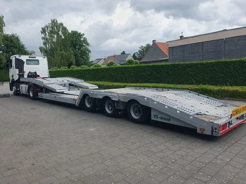 VS MONT VSAT02 -Belgische Trailer - Truck transporter - Biltransportbil semitrailer: bild 1 VS MONT VSAT02 -Belgische Trailer - Truck transporter - Biltransportbil semitrailer: bild 1