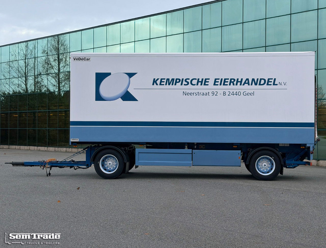 Groenewegen DRA-10-10-2 VéDéCar Isolated BOX BPW Axles Disc Brakes Tail Lift NEW Condition - Skåpsläp: bild 2 Groenewegen DRA-10-10-2 VéDéCar Isolated BOX BPW Axles Disc Brakes Tail Lift NEW Condition - Skåpsläp: bild 2