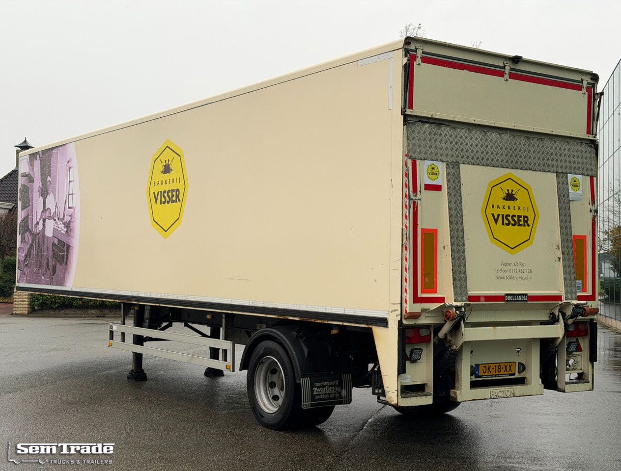 Pacton TBD 122 Tail Lift Steering Axle 1075x250x230 Inside NL City Trailer - Skåp semitrailer: bild 3 Pacton TBD 122 Tail Lift Steering Axle 1075x250x230 Inside NL City Trailer - Skåp semitrailer: bild 3