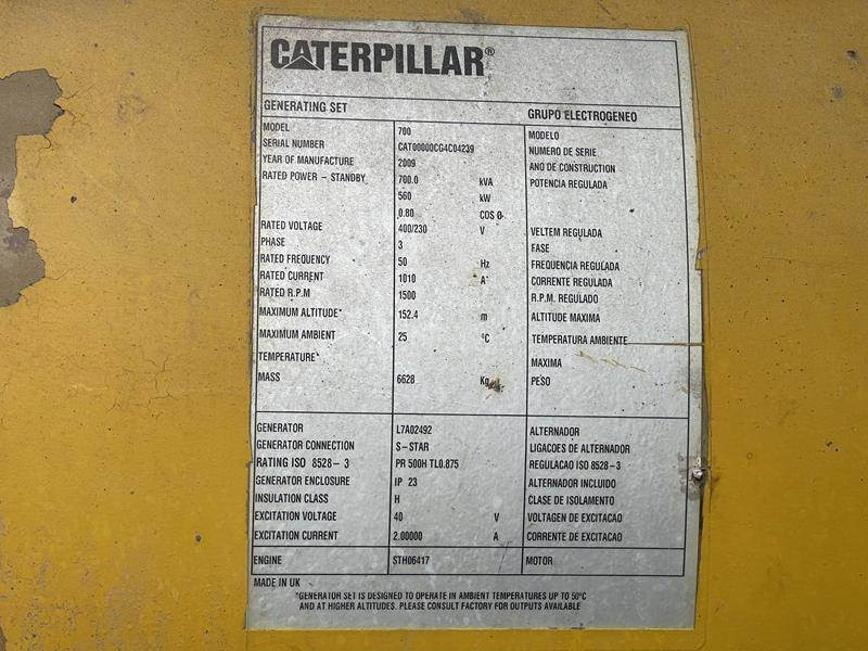 Cat C 18 - 700 - Elgenerator: bild 3 Cat C 18 - 700 - Elgenerator: bild 3