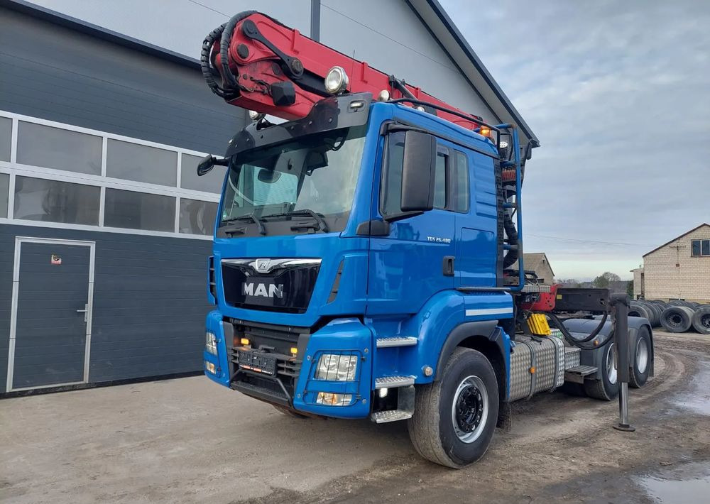 MAN TGS 26-480 6x4 do drewna PALFINGER Epsilon S 270L83 - Dragbil: bild 5 MAN TGS 26-480 6x4 do drewna PALFINGER Epsilon S 270L83 - Dragbil: bild 5