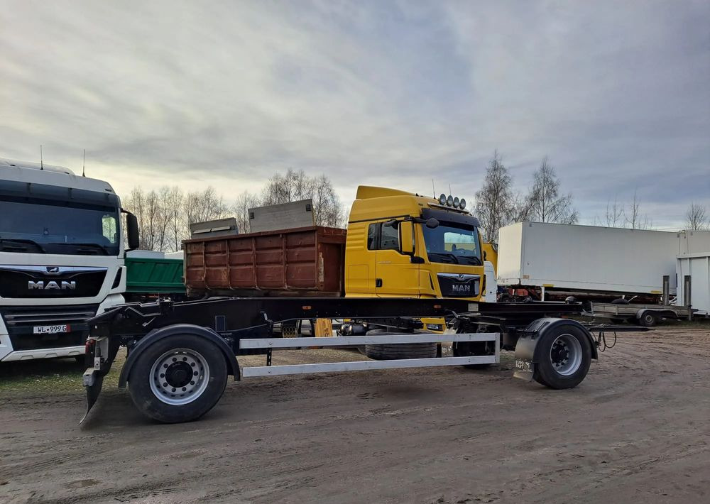 Huffermann Przyczepa na wózku HAR 1870 do hakowca - Lastväxlarsläp/ Liftdumpersläp: bild 4 Huffermann Przyczepa na wózku HAR 1870 do hakowca - Lastväxlarsläp/ Liftdumpersläp: bild 4