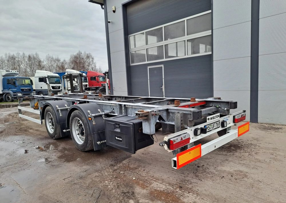 Containersläp/ Växelflaksläp Wielton Przyczepa tandem: bild 1