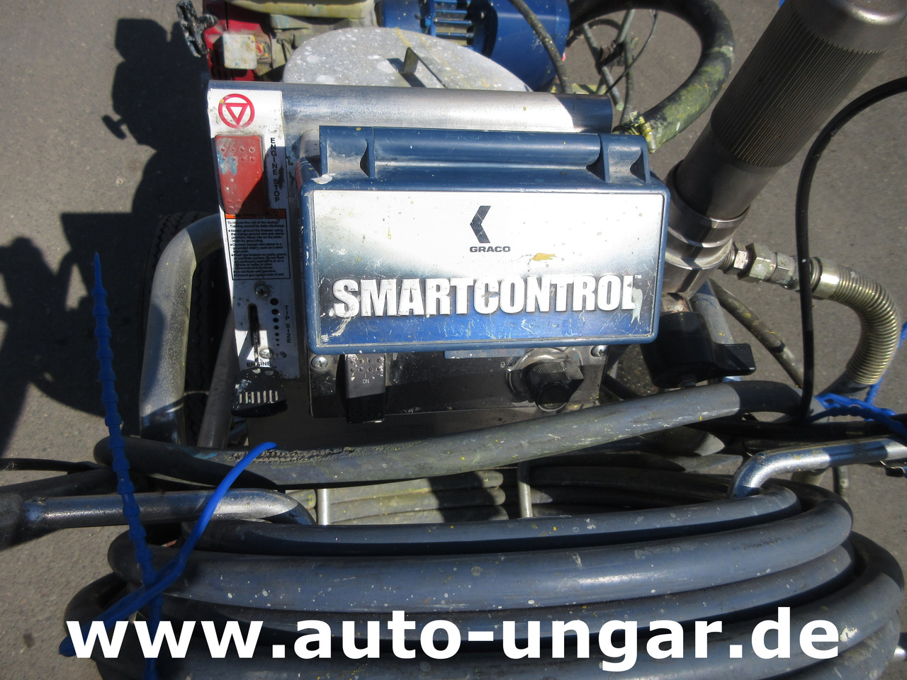 Asfaltmaskin Graco LineLazer III 3900 Linedriver ride-on striper Roadmarking Straßenmarkierung: bild 10