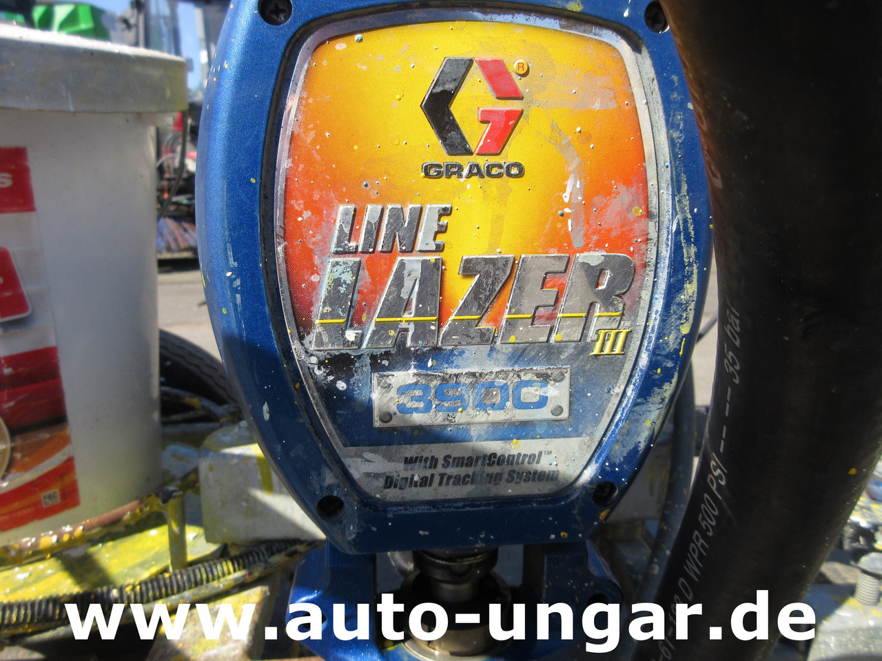 Asfaltmaskin Graco LineLazer III 3900 Linedriver ride-on striper Roadmarking Straßenmarkierung: bild 6