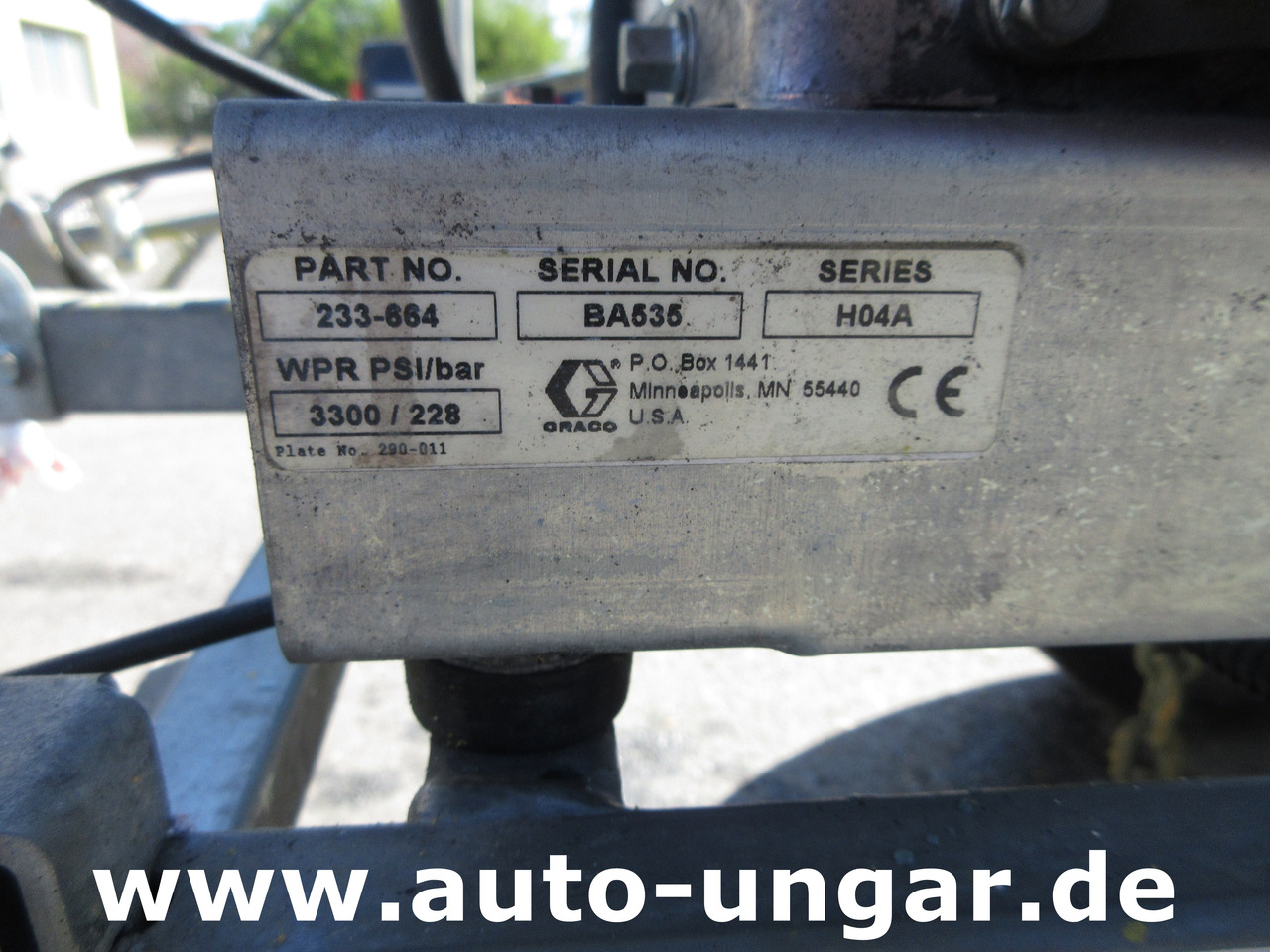 Asfaltmaskin Graco LineLazer III 3900 Linedriver ride-on striper Roadmarking Straßenmarkierung: bild 9