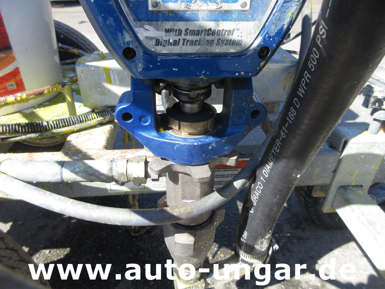 Asfaltmaskin Graco LineLazer III 3900 Linedriver ride-on striper Roadmarking Straßenmarkierung: bild 7