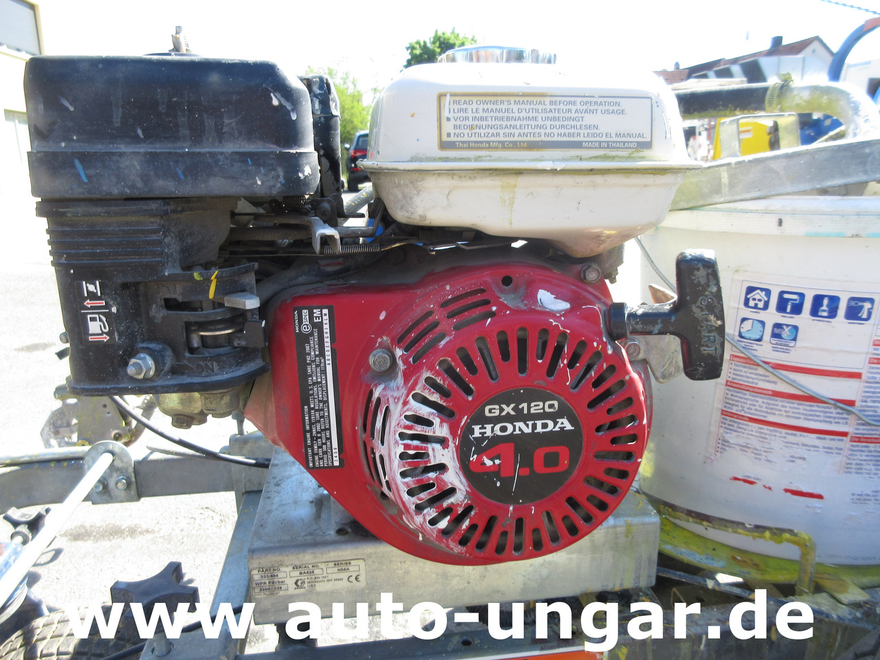 Asfaltmaskin Graco LineLazer III 3900 Linedriver ride-on striper Roadmarking Straßenmarkierung: bild 8