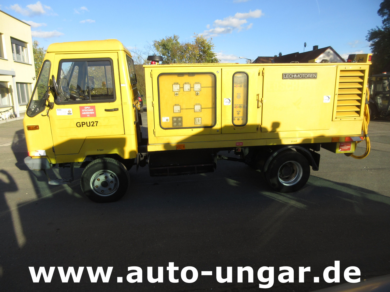 MULTICAR M26 Lechmotoren GPU Ground Power Unit - used GSE - 28V DC & 115V 400Hz - Markströmsaggregat: bild 3 MULTICAR M26 Lechmotoren GPU Ground Power Unit - used GSE - 28V DC & 115V 400Hz - Markströmsaggregat: bild 3