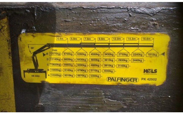 MAN 6x2 TGA 480 BDF +1m +16m crane - Flakbil, Kranbil: bild 4 MAN 6x2 TGA 480 BDF +1m +16m crane - Flakbil, Kranbil: bild 4