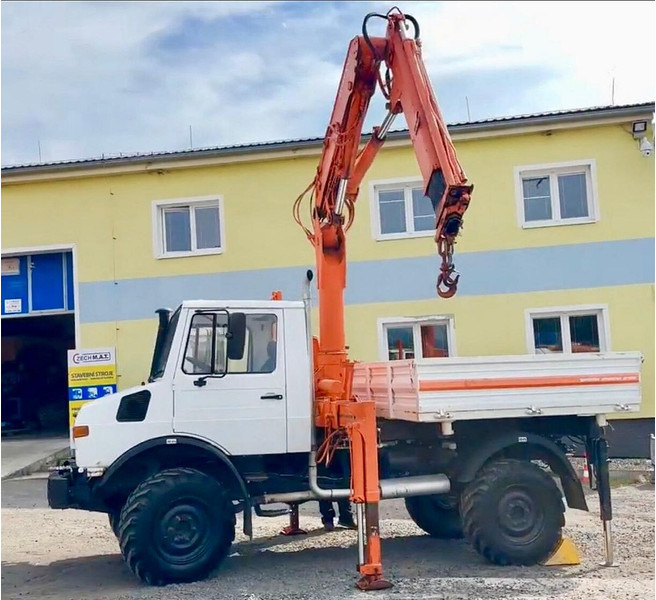 Mercedes-Benz UNIMOG 427.11 +12m! - Tippbil lastbil, Kranbil: bild 1 Mercedes-Benz UNIMOG 427.11 +12m! - Tippbil lastbil, Kranbil: bild 1