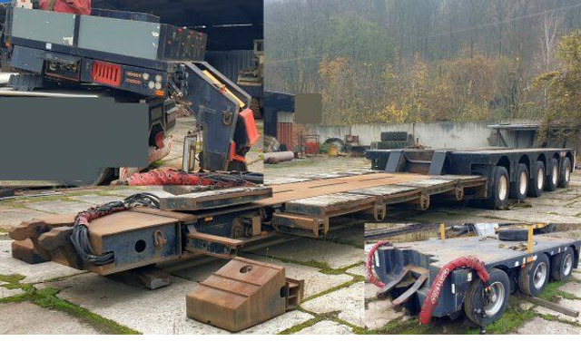 Nooteboom 97t/ca18m EURO 124-35 (5+3) - Låg lastare semitrailer: bild 4 Nooteboom 97t/ca18m EURO 124-35 (5+3) - Låg lastare semitrailer: bild 4