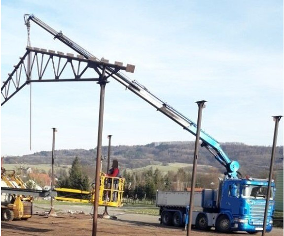 Scania 8x4 bord. R500 +23m crane - Tippbil lastbil, Kranbil: bild 2 Scania 8x4 bord. R500 +23m crane - Tippbil lastbil, Kranbil: bild 2