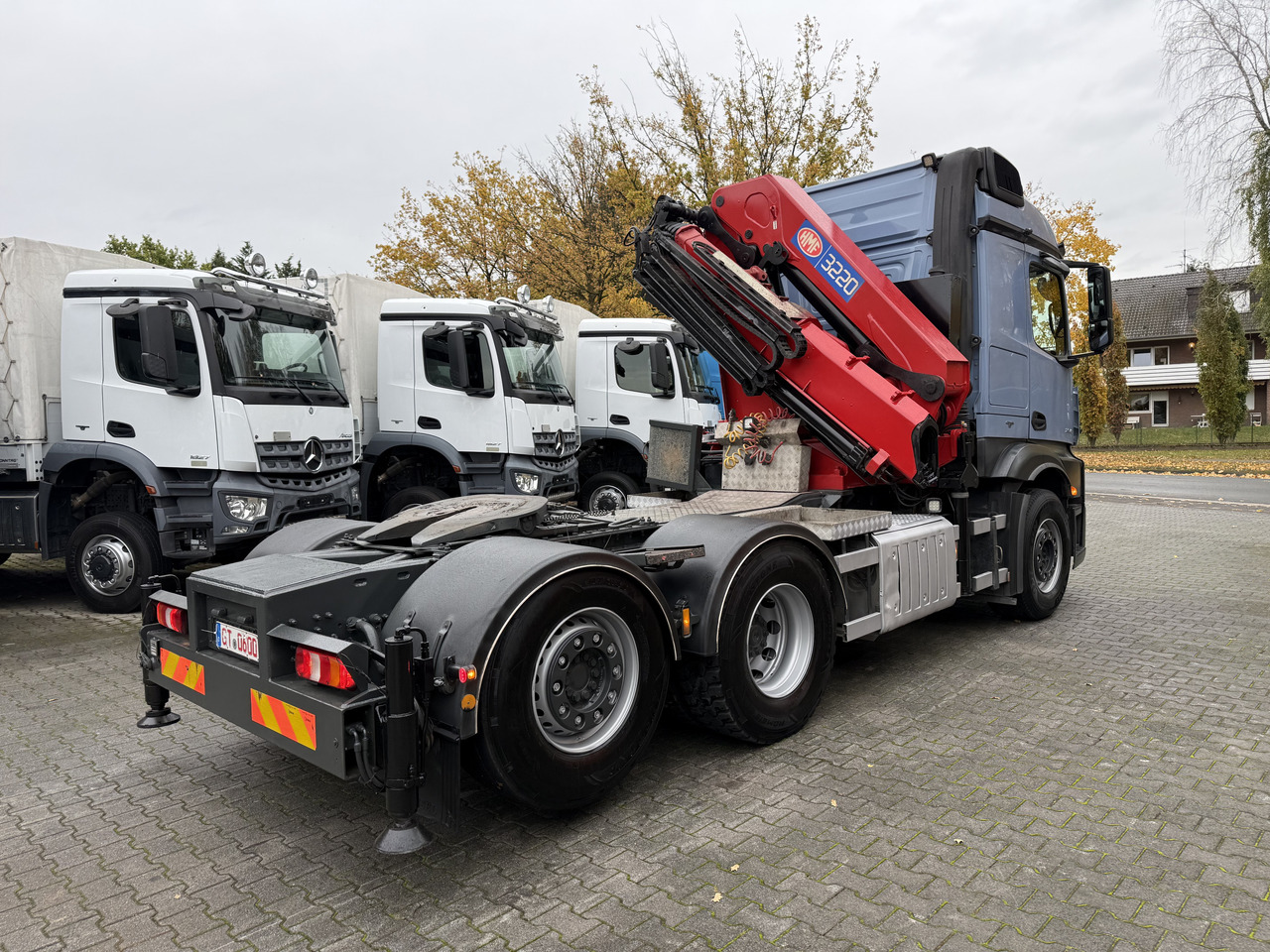 Dragbil Mercedes-Benz Actros 2548 LS 6X2 Kran HMF 3220 bis 16 Meter: bild 14 Dragbil Mercedes-Benz Actros 2548 LS 6X2 Kran HMF 3220 bis 16 Meter: bild 14