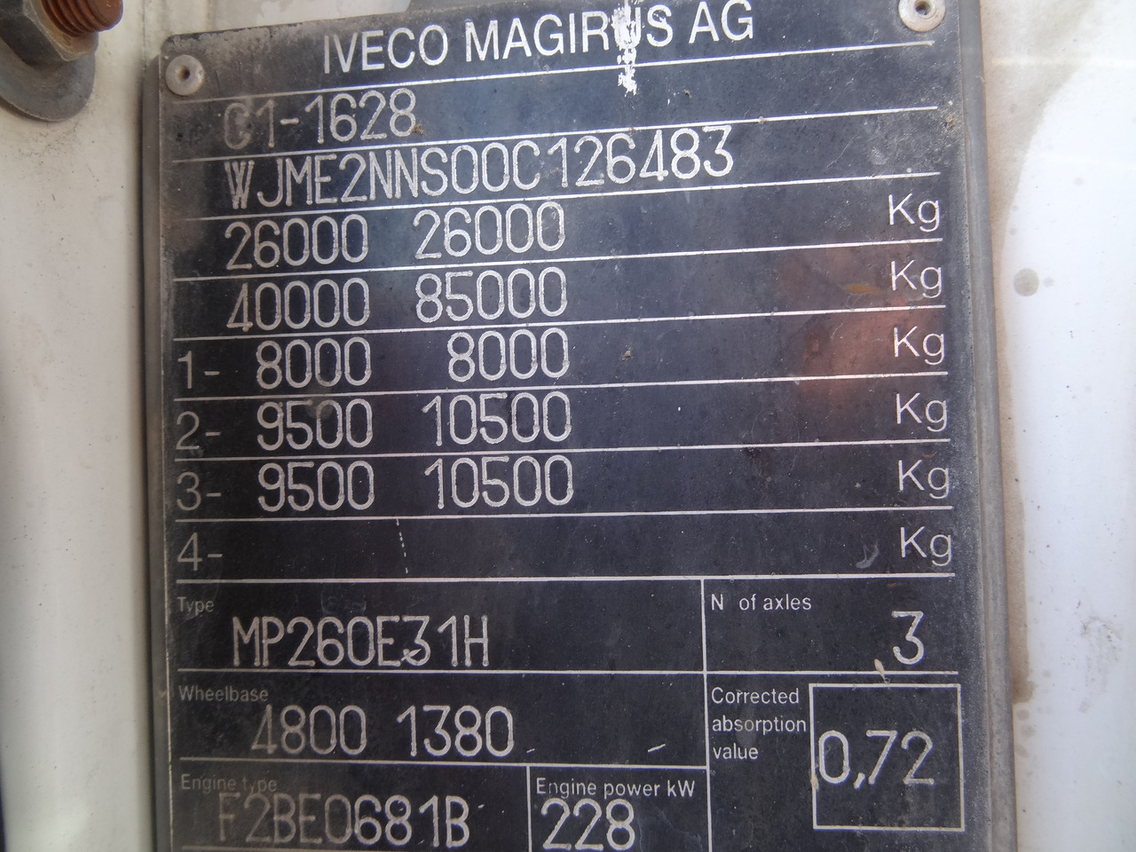 Iveco EuroTrakker 260E31 6X4 Palfinger 36002 - Kranbil, Flakbil: bild 3 Iveco EuroTrakker 260E31 6X4 Palfinger 36002 - Kranbil, Flakbil: bild 3