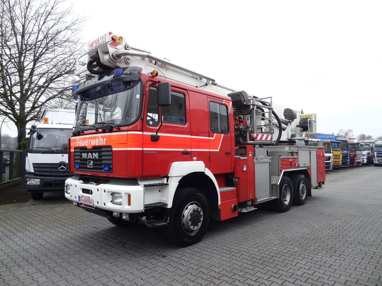 MAN FE 410 6X6 Feuerwehr Vema Lift 32 Meter - Billift: bild 1 MAN FE 410 6X6 Feuerwehr Vema Lift 32 Meter - Billift: bild 1