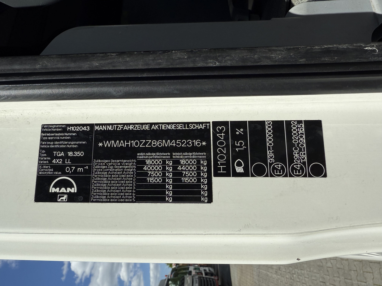 Leasa MAN TGA 18.350 4X2 LL Fahrschule MAN TGA 18.350 4X2 LL Fahrschule: bild 7