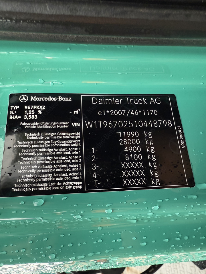 Mercedes-Benz Atego 1227 Kran MKG 96 - Flakbil, Kranbil: bild 5 Mercedes-Benz Atego 1227 Kran MKG 96 - Flakbil, Kranbil: bild 5