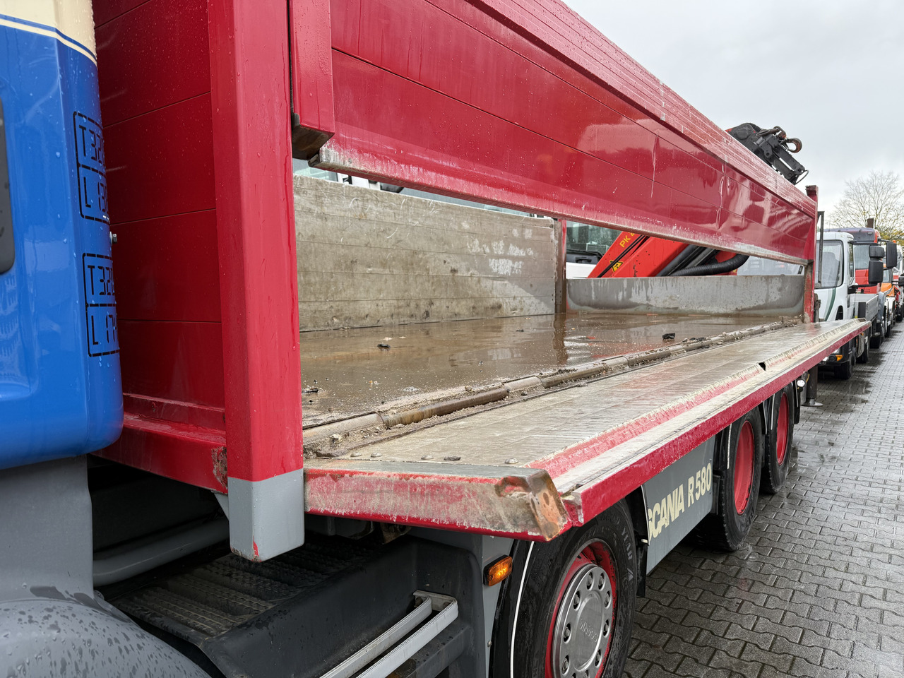 Scania R580 V8 8X4 Kipper Kran Palfinger 22002 - Kranbil, Tippbil lastbil: bild 5 Scania R580 V8 8X4 Kipper Kran Palfinger 22002 - Kranbil, Tippbil lastbil: bild 5
