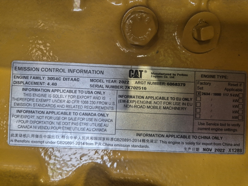 Caterpillar  3054C DITAAC Engine + Radiator - Motor för Industrimaskin: bild 2 Caterpillar  3054C DITAAC Engine + Radiator - Motor för Industrimaskin: bild 2