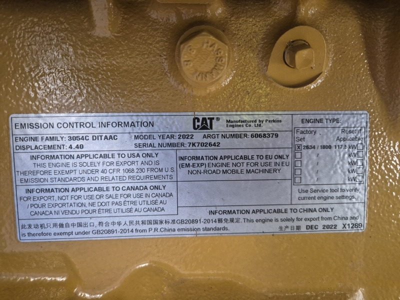Caterpillar  3054C DITAAC Engine + Radiator - Motor för Industrimaskin: bild 2 Caterpillar  3054C DITAAC Engine + Radiator - Motor för Industrimaskin: bild 2