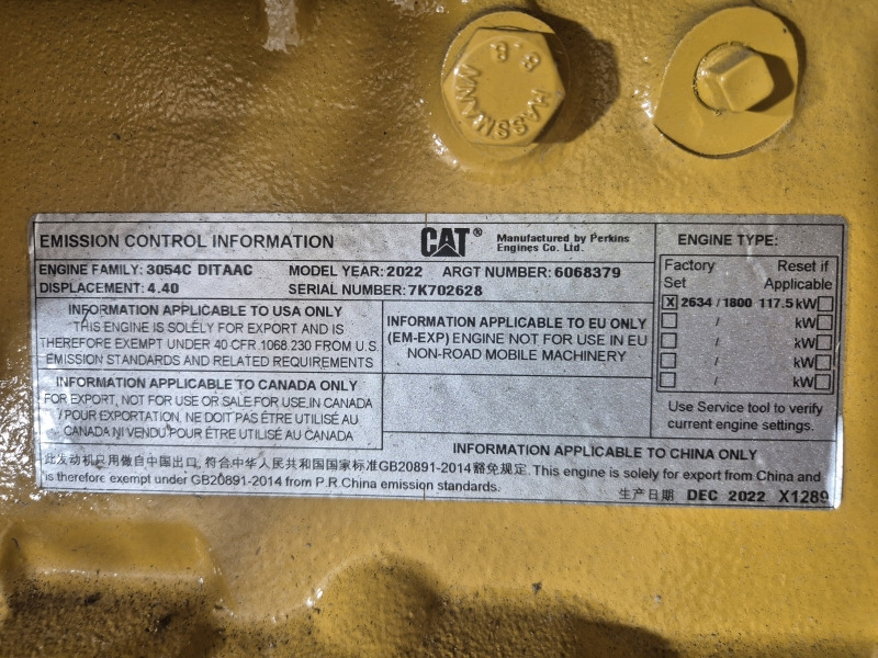 Caterpillar 3054C DITAAC Engine + Radiator - Motor för Industrimaskin: bild 2 Caterpillar 3054C DITAAC Engine + Radiator - Motor för Industrimaskin: bild 2
