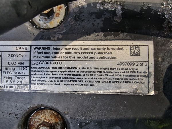 Cummins QSB7-G6 NR4 CPL3277 Engine (Plant) - Motor för Byggmaskiner: bild 3 Cummins QSB7-G6 NR4 CPL3277 Engine (Plant) - Motor för Byggmaskiner: bild 3