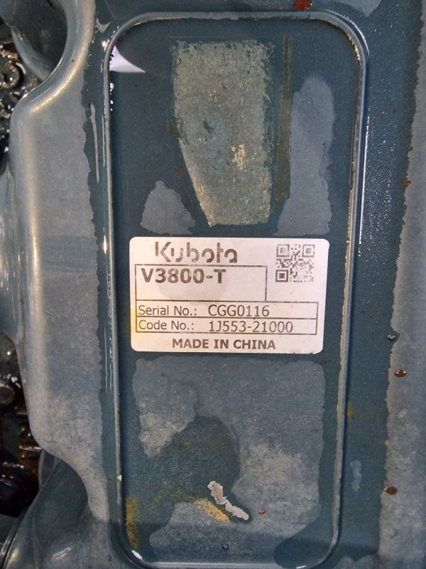 Kubota V3800-DI-T-ET18 Engine (Plant) - Motor för Byggmaskiner: bild 2 Kubota V3800-DI-T-ET18 Engine (Plant) - Motor för Byggmaskiner: bild 2