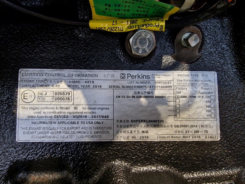 Perkins 1104D-44TA Engine (Plant) - Motor för Byggmaskiner: bild 2 Perkins 1104D-44TA Engine (Plant) - Motor för Byggmaskiner: bild 2
