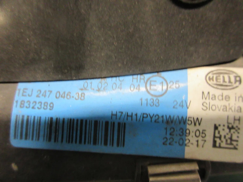 DAF 1832389 KOPLAMP RECHTS DAF LF210 MODEL 2021 - Strålkastare för Lastbil: bild 3 DAF 1832389 KOPLAMP RECHTS DAF LF210 MODEL 2021 - Strålkastare för Lastbil: bild 3