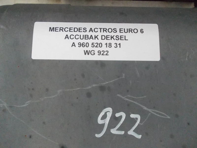 Mercedes-Benz ACTROS A 960 520 18 31 ACCUBAK DEKSEL EURO 6 - Batteri för Lastbil: bild 3 Mercedes-Benz ACTROS A 960 520 18 31 ACCUBAK DEKSEL EURO 6 - Batteri för Lastbil: bild 3