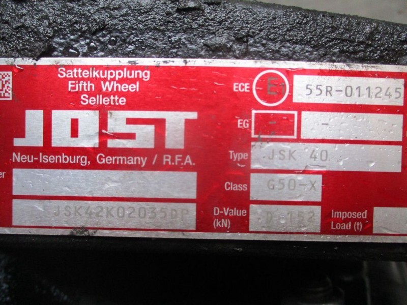 Jost JSK 40 // 55R-011245 JSK 40 // 55R-011245 DAF CF MODEL 2021 - Vändskivekoppling för Lastbil: bild 2 Jost JSK 40 // 55R-011245 JSK 40 // 55R-011245 DAF CF MODEL 2021 - Vändskivekoppling för Lastbil: bild 2