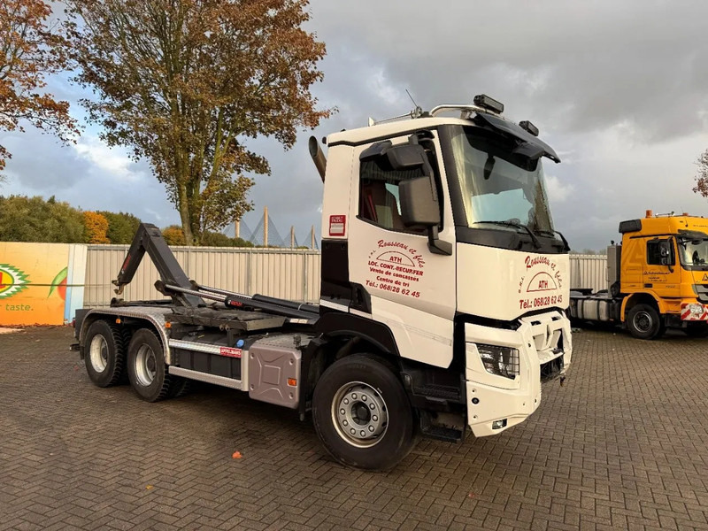 Renault C480 / ENGINE RUNNING / 6X4 / HIAB 21TON HOOKLIFT / ONLY:146334 KM / AUTOMATIC / EURO-6 / 2020 - Lastväxlare lastbil: bild 4 Renault C480 / ENGINE RUNNING / 6X4 / HIAB 21TON HOOKLIFT / ONLY:146334 KM / AUTOMATIC / EURO-6 / 2020 - Lastväxlare lastbil: bild 4