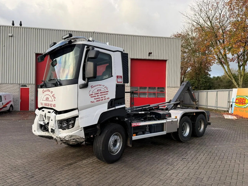 Renault C480 / ENGINE RUNNING / 6X4 / HIAB 21TON HOOKLIFT / ONLY:146334 KM / AUTOMATIC / EURO-6 / 2020 - Lastväxlare lastbil: bild 2 Renault C480 / ENGINE RUNNING / 6X4 / HIAB 21TON HOOKLIFT / ONLY:146334 KM / AUTOMATIC / EURO-6 / 2020 - Lastväxlare lastbil: bild 2